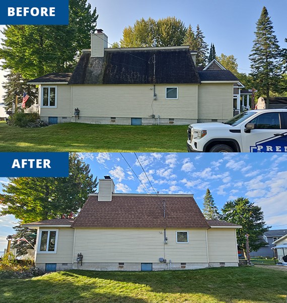 new roof installed on a home in michigan